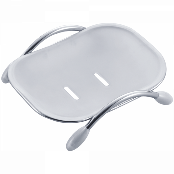 Мыльница пластиковая/настольная (белая) Haiba HB 332-1