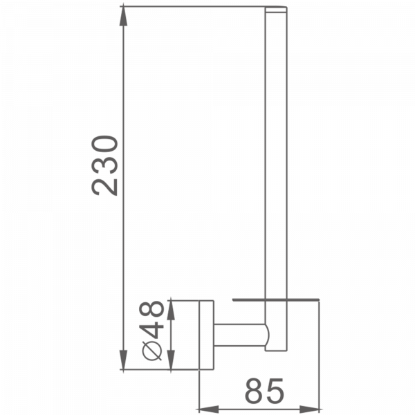 Держатель для туалетной бумаги Haiba HB 1711