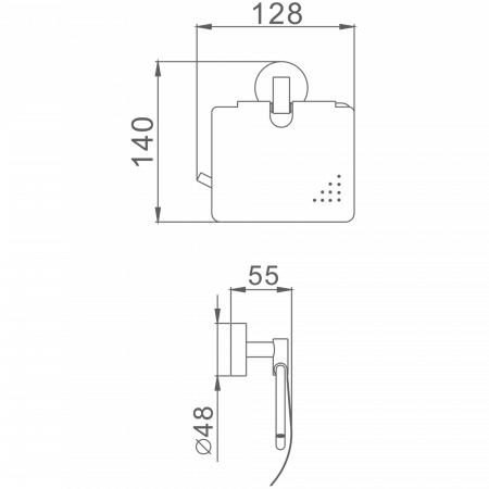 БумагоДержатель Haiba HB 1703