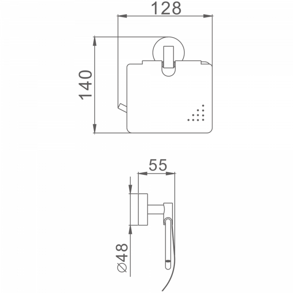 БумагоДержатель Haiba HB 1703