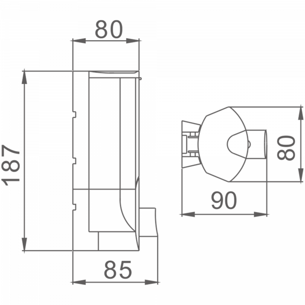 Матовый Дозатор Haiba HB 407