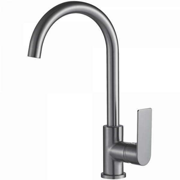 Смеситель для кухни, латунь, оружейная сталь HB 70505-3