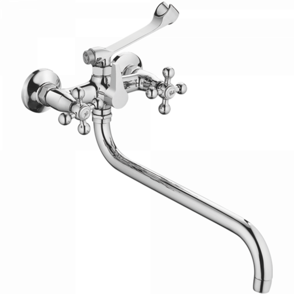 Смеситель для ванны Haiba HB 2619-3, хром