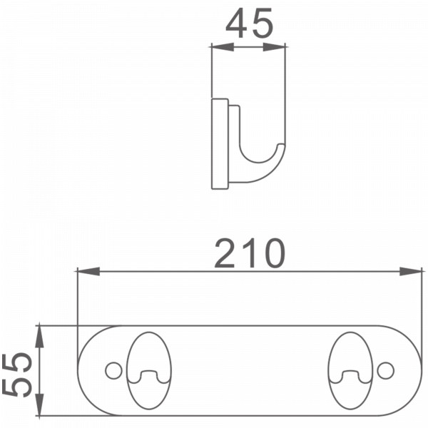 2 крючка Haiba HB 1505-2