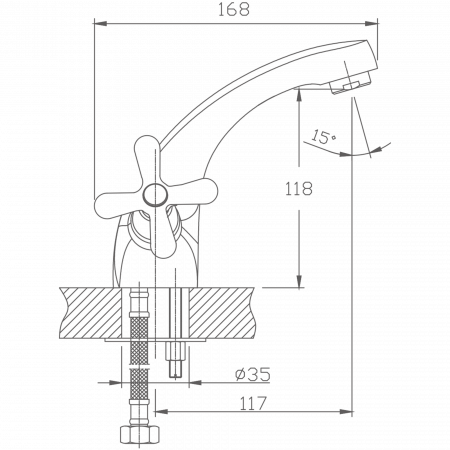 Смеситель для раковины Haiba HB 1025