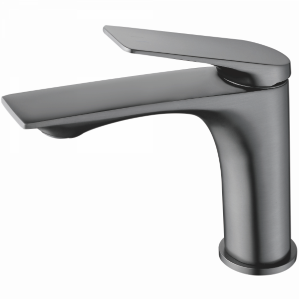 Смеситель для раковины, латунь, оружейная сталь HB 10816-3