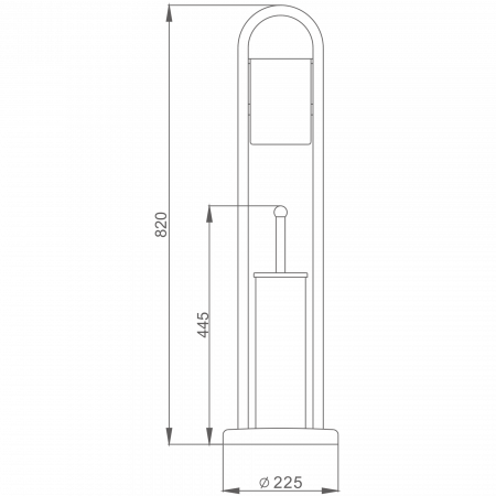 Напольный ёршик Haiba HB 903
