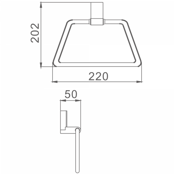 Полотенцедержатель Haiba HB 8804