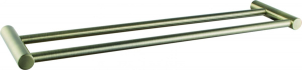 Держатель для полотенец, двойной 600 мм, бронза HB 8409-4