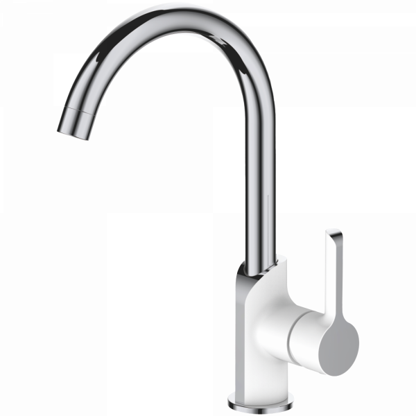 Смеситель для кухни Haiba HB 70805-8, белый