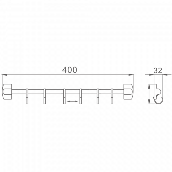 6 крючков Haiba HB 209-6