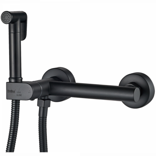 Гигиенический душ, латунь, черный
Комплектация: лейка, шланг 1,5м HB 5514-7