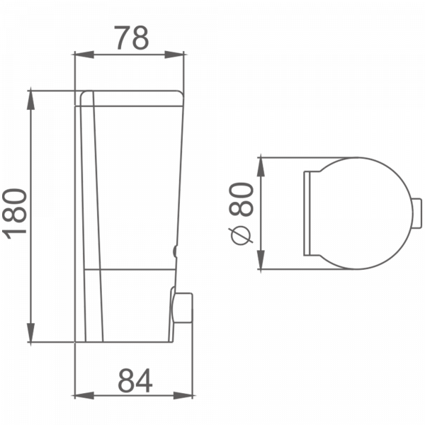 Синий Одинарный Дозатор Haiba HB 406