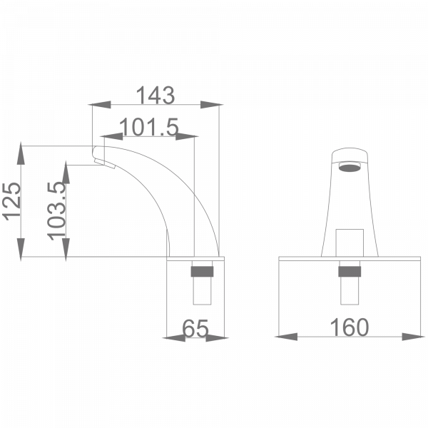 Смеситель для раковины Haiba HB 523-7