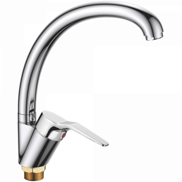 Смеситель для кухни Haiba HB 4163-2, хром