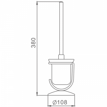Напольный ёршик Haiba HB 910