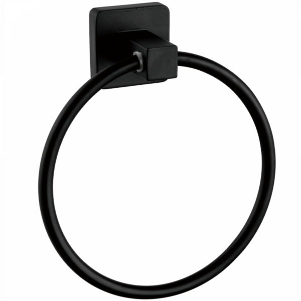Держатель для полотенец, кольцо, черный HB 8904