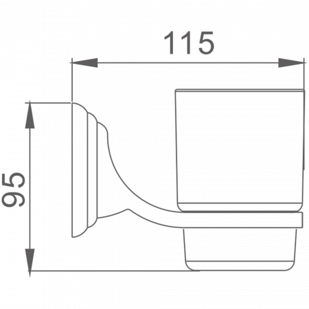 Держатель стакана Haiba HB 1506