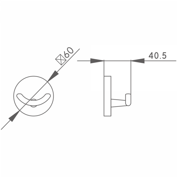 Крючок HB 9005-2