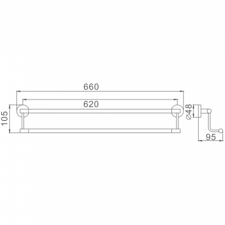 Двойной Держатель Haiba HB 1709