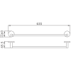 Держатель для полотенецHB 9001