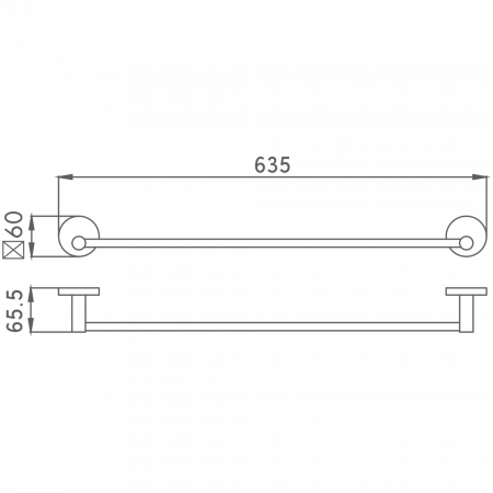 Держатель для полотенецHB 9001