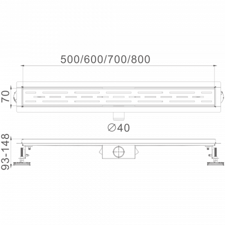 Трап Haiba HB 91800, сатин