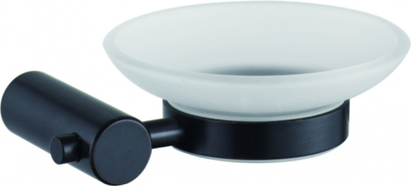 Мыльница стеклянная, черный HB 8402-7