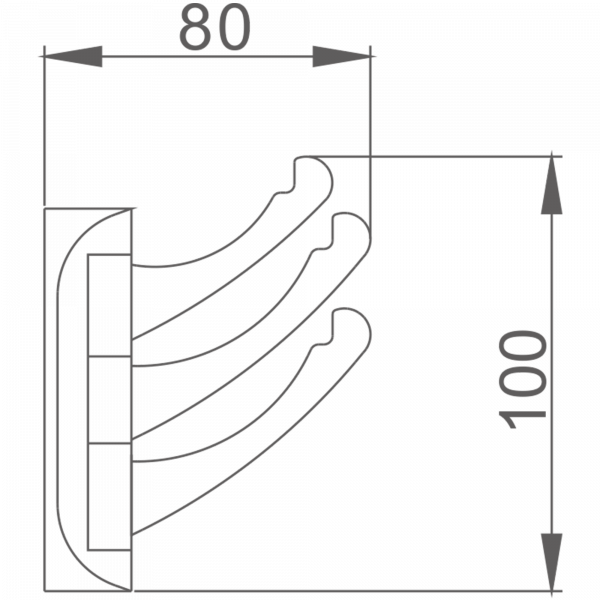 3 крючка Haiba HB 209-3