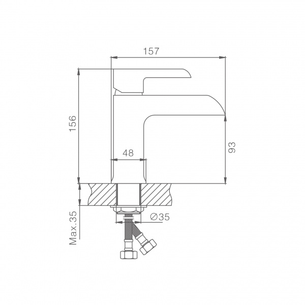 Смеситель для раковины с гигиенической лейкой, латунь, белый/хром
Комплектация: лейка, шланг 1,5м, держатель для лейки HB 12805-8