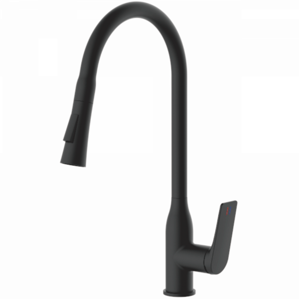 Смеситель для кухни, латунь, черный HB 73816-7