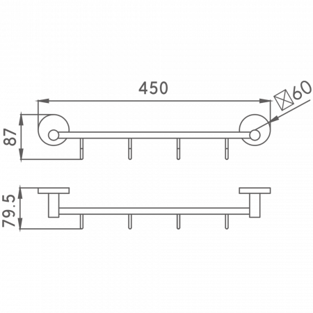 Крючки HB 9015-4