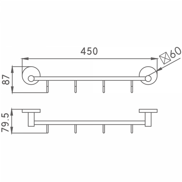 Крючки HB 9015-4