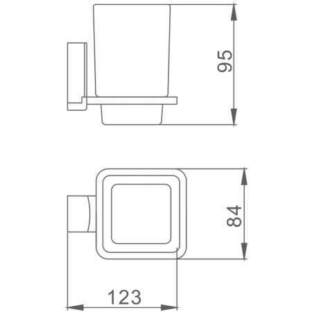 Держатель стакана Haiba HB 8806