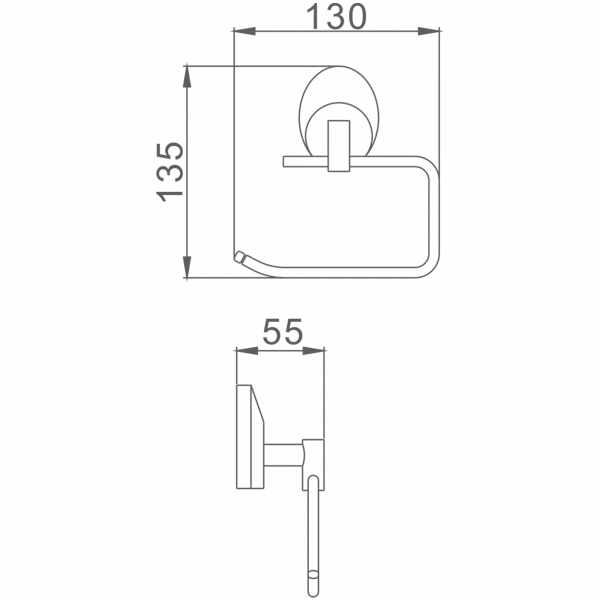 Держатель для туалетной бумаги Haiba HB 1603-3