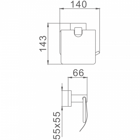 БумагоДержатель Haiba HB 8603