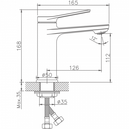 Смеситель для раковины Haiba HB 10572