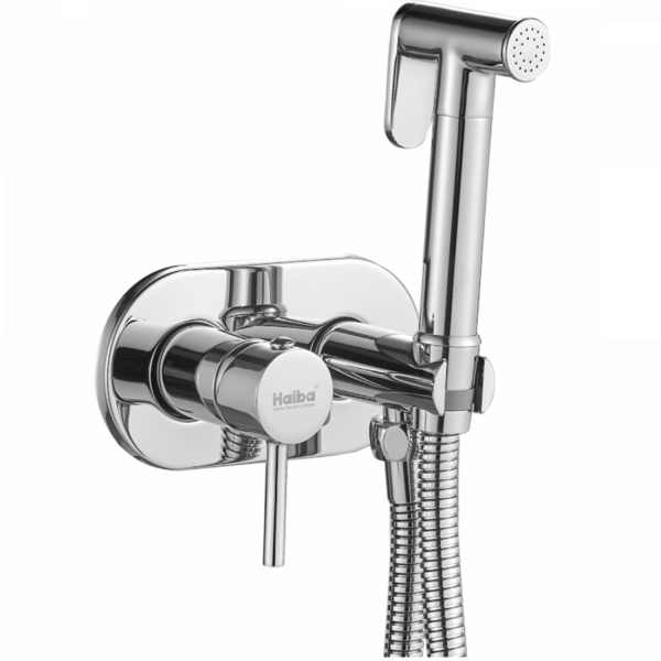 Гигиенический душ, латунь, хром
Комплектация: лейка, шланг 1,5м HB 5515