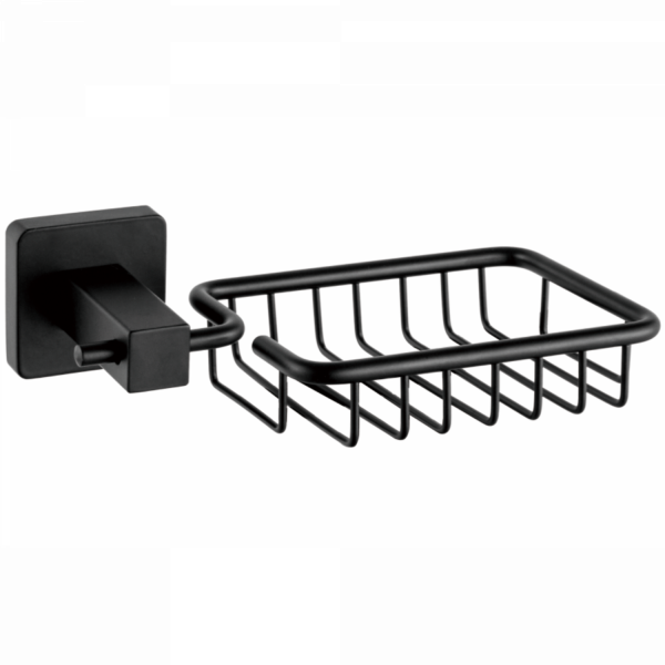 Мыльница металлическая, черный HB 8902-1