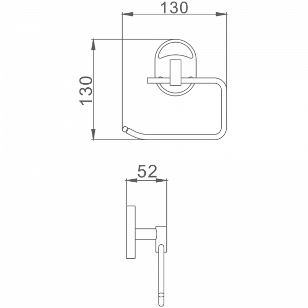 БумагоДержатель Haiba HB 1903-3