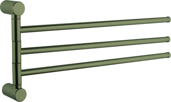 Держатель для полотенец, тройной, поворотный 400 мм, бронза HB 8413-4