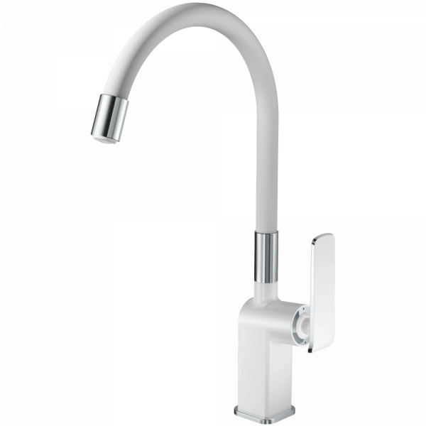 Смеситель для кухни Haiba HB 73548-8, белый