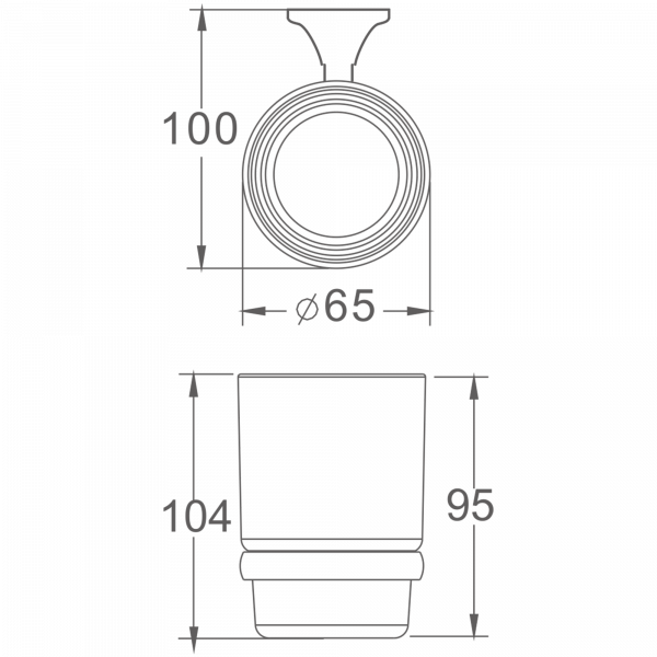 Держатель стакана Haiba HB 8506