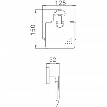 БумагоДержатель Haiba HB 1903
