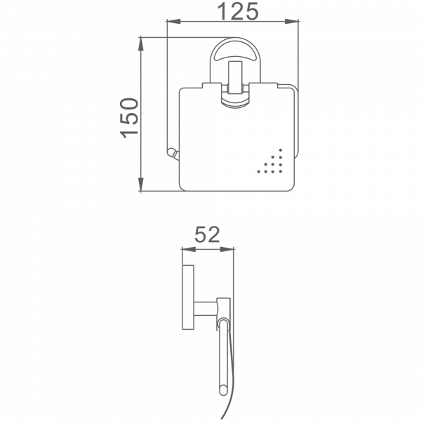 БумагоДержатель Haiba HB 1903