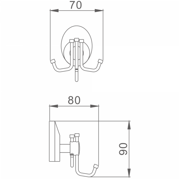 3 крючка Haiba HB 1605-3