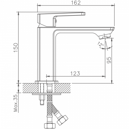 Смеситель для раковины Haiba HB 10176