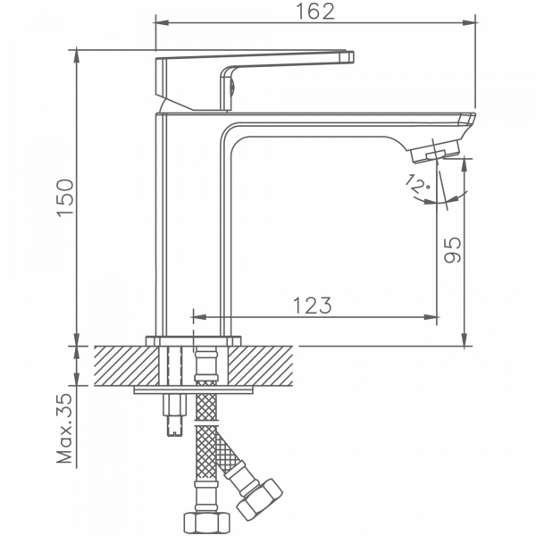Смеситель для раковины Haiba HB 10176
