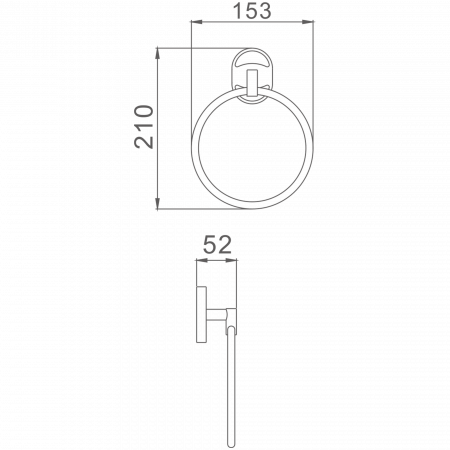 Полотенцедержатель Haiba HB 1904