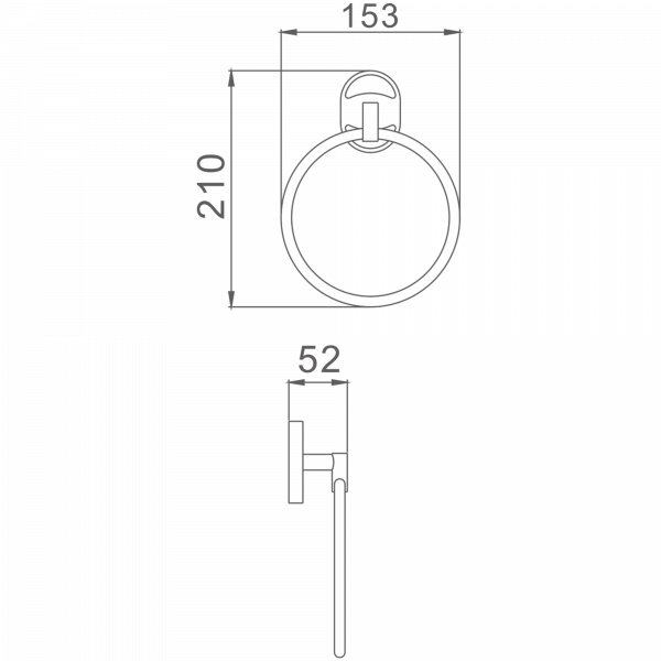 Полотенцедержатель Haiba HB 1904